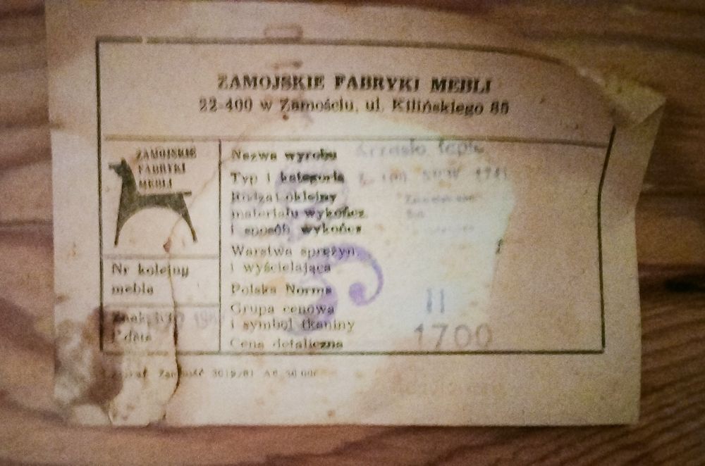 Stare krzesła PRL cena za 3 sztuki