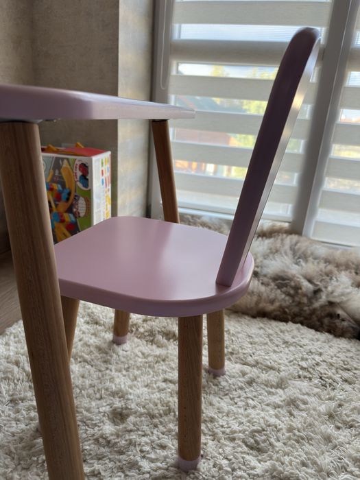 Набір дитячий з дерева, столик дитячий, стільчик дитячий