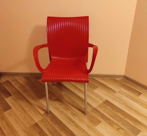 Krzesło włoskie czerwone