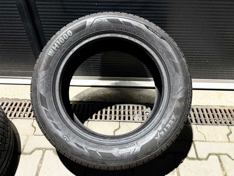 opony zimowe 215/55r16 rok24 7mm BARDZO ŁADNE Zeetex 2szt #882