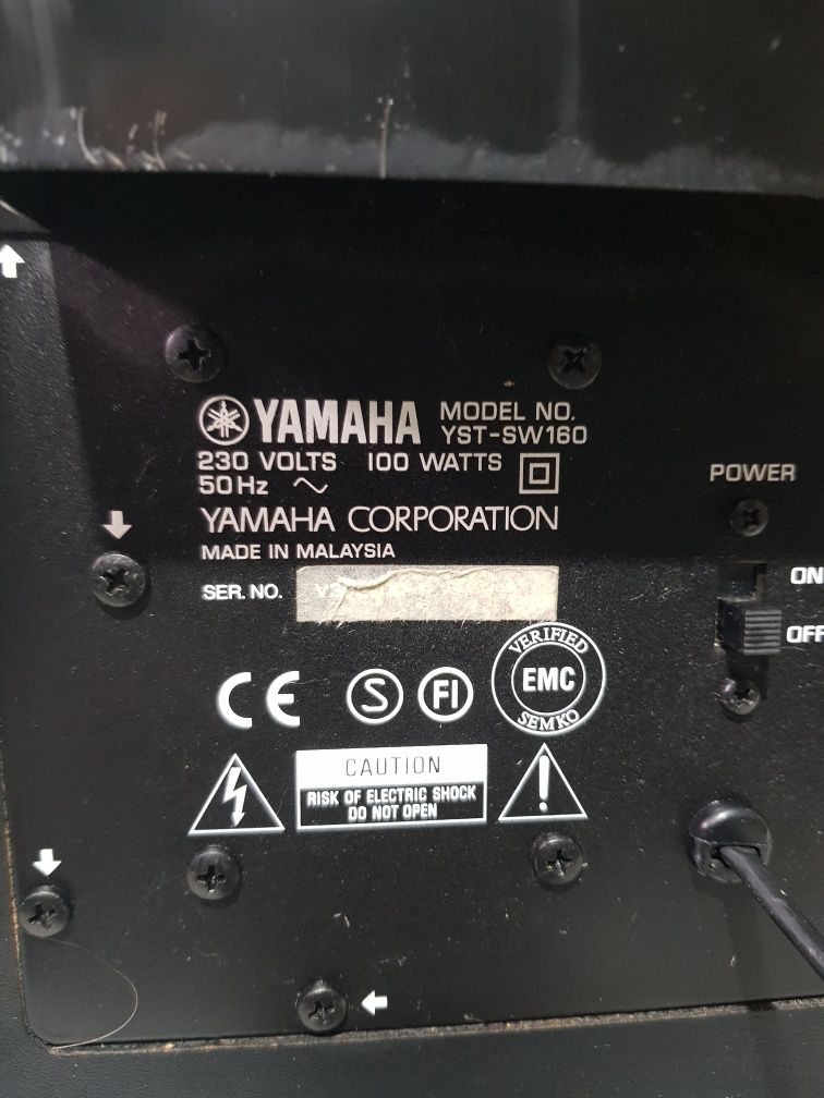 150ВтАктивний сабвуфер/активный сабвуфер Yamaha YST-SW160 б/у з Німечч