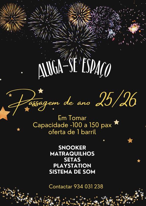 Alugo espaço passagem de ano