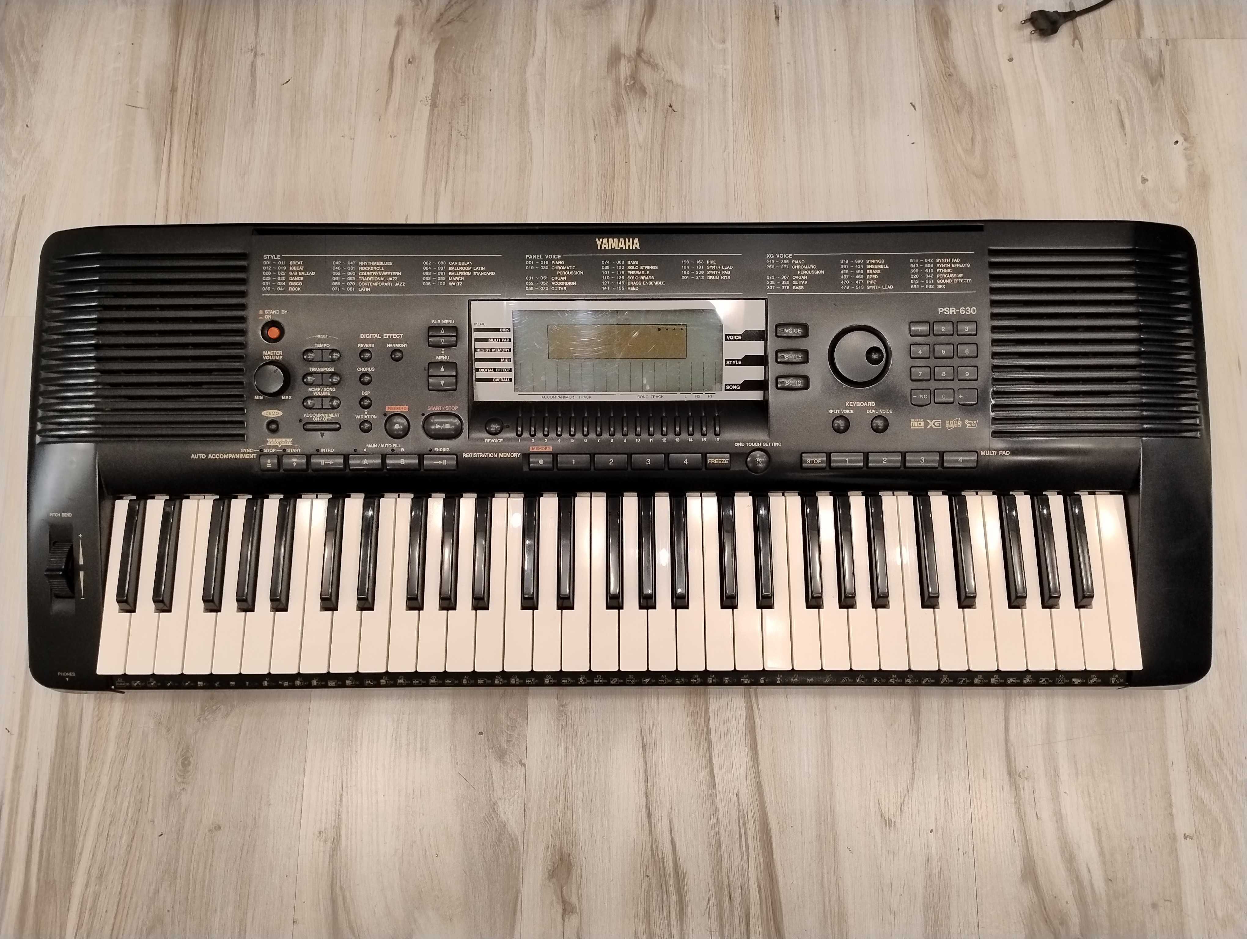 Keyboard / organy Yamaha psr630