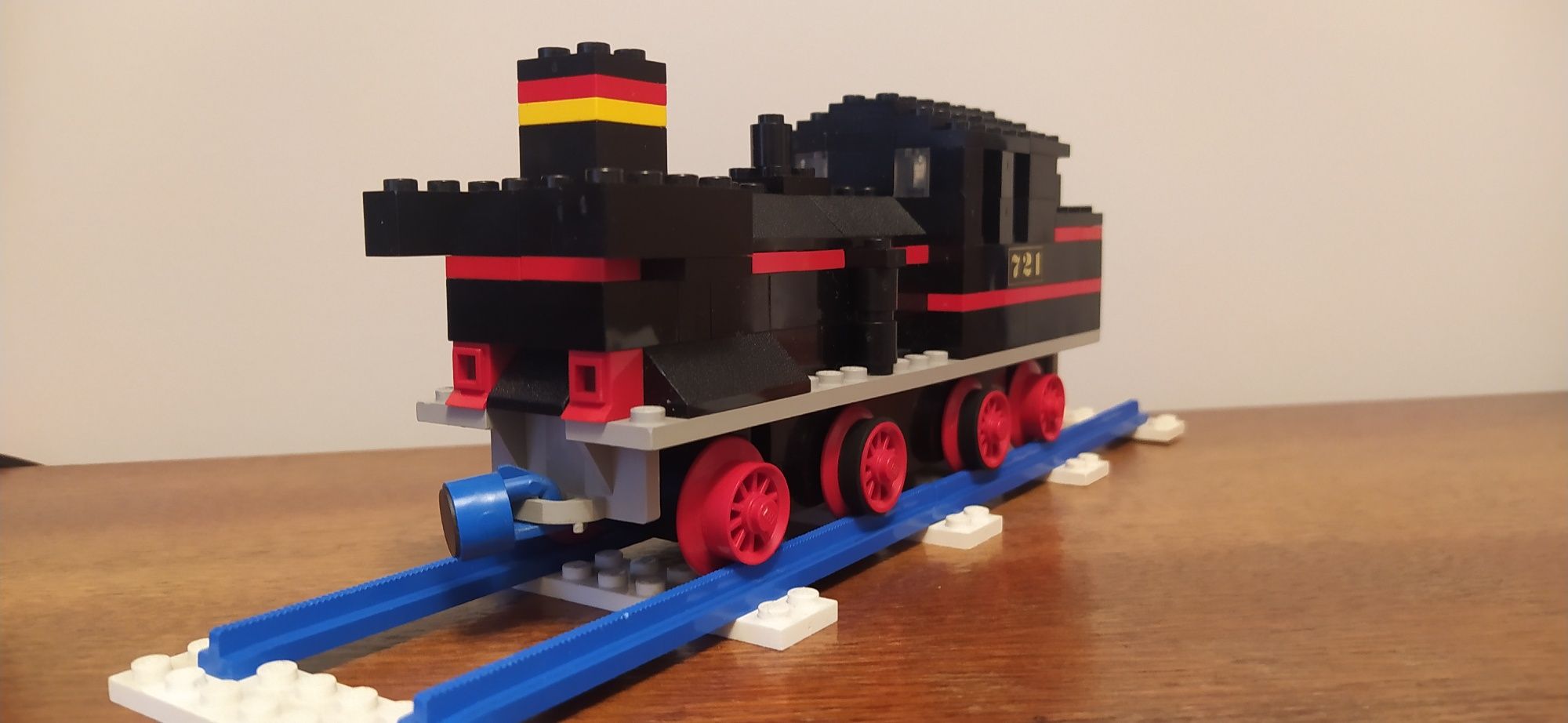 Lego train 12V stara lokomotywa nr. 721 z 1969 roku, Legoland