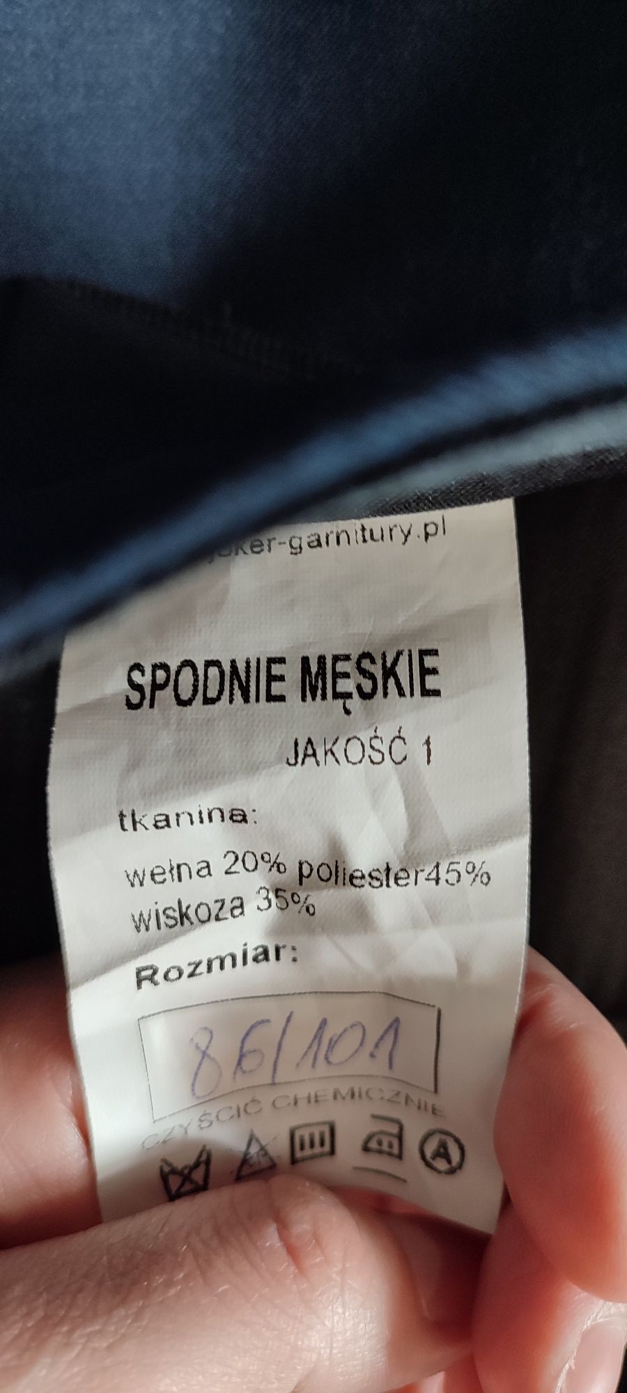 Garnitur męski granatowy komplet