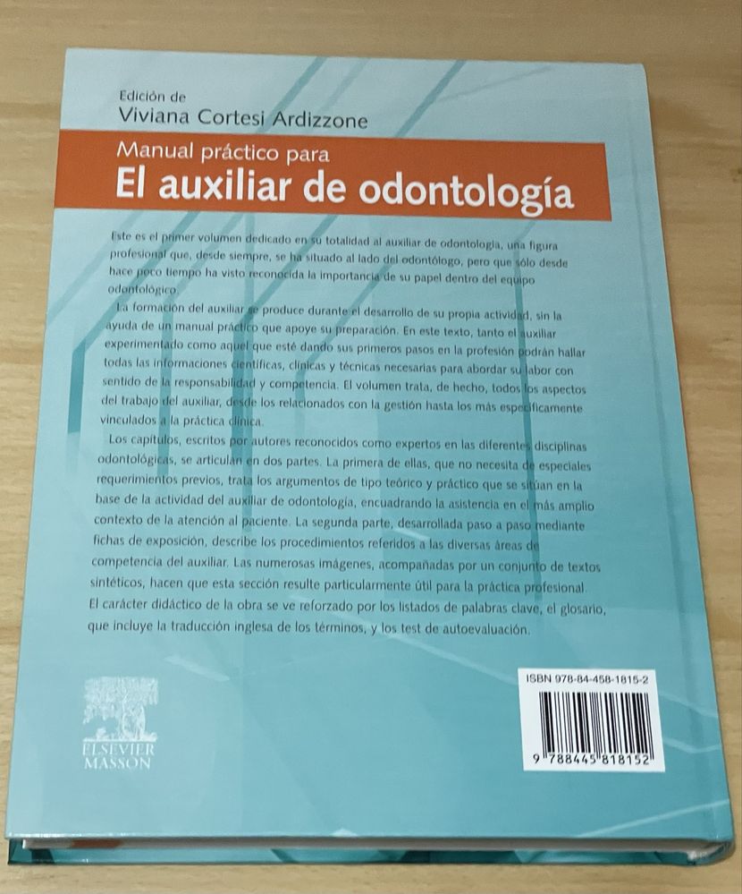 Livros de Medicina Dentária em ESPANHOL NOVOS