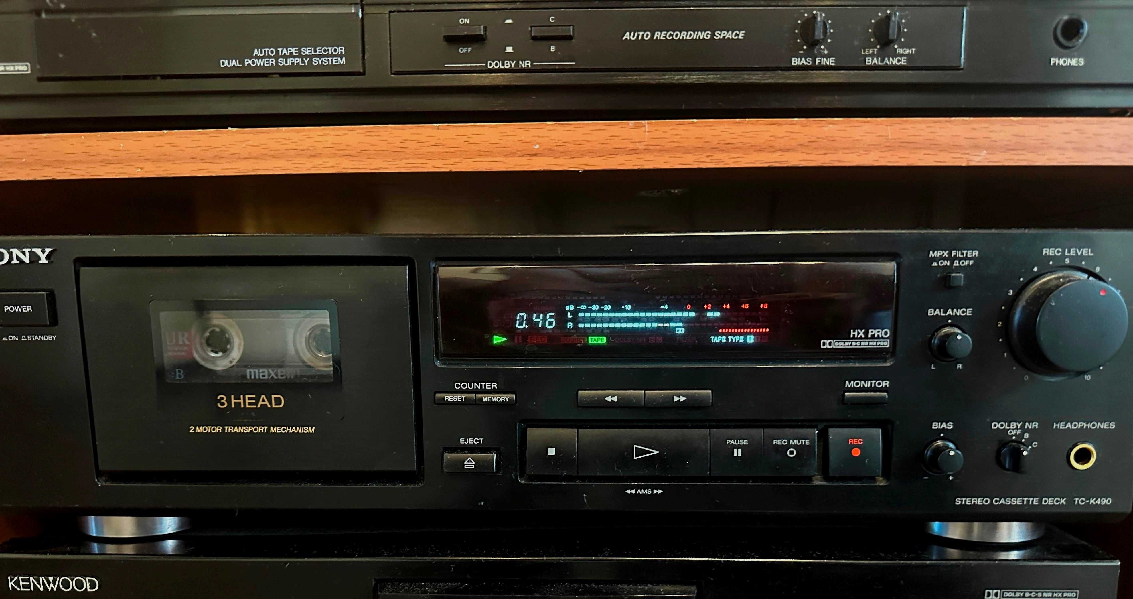 Дека Sony TC K 490 (3 head)