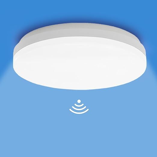 HELIOTION Lampa sufitowa LED z czujnikiem ruchu 18W IP44