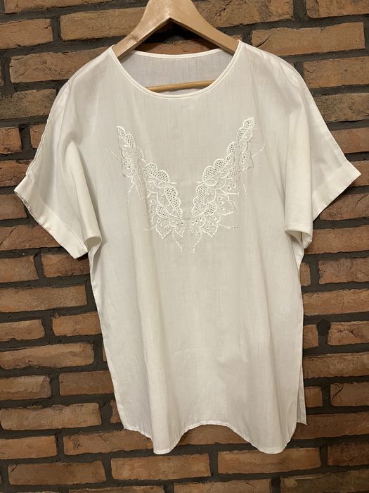 Vintage bluzka koszulowa oversize retro koszula