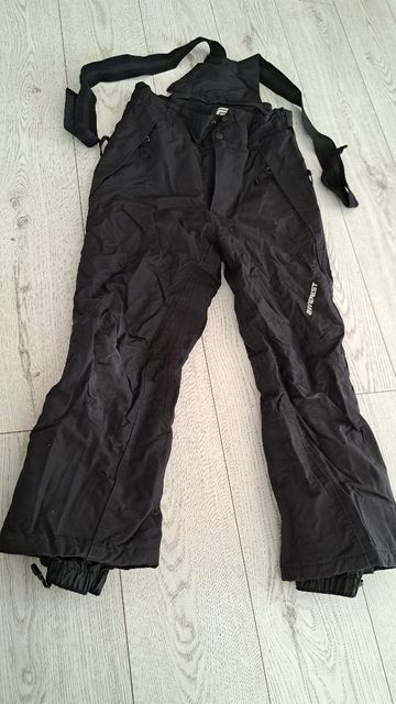 Spodnie narciarskie 128 Everest czarne