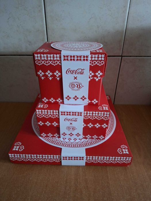 Coca-cola  kolekcjonerski zestaw Bolesławiec