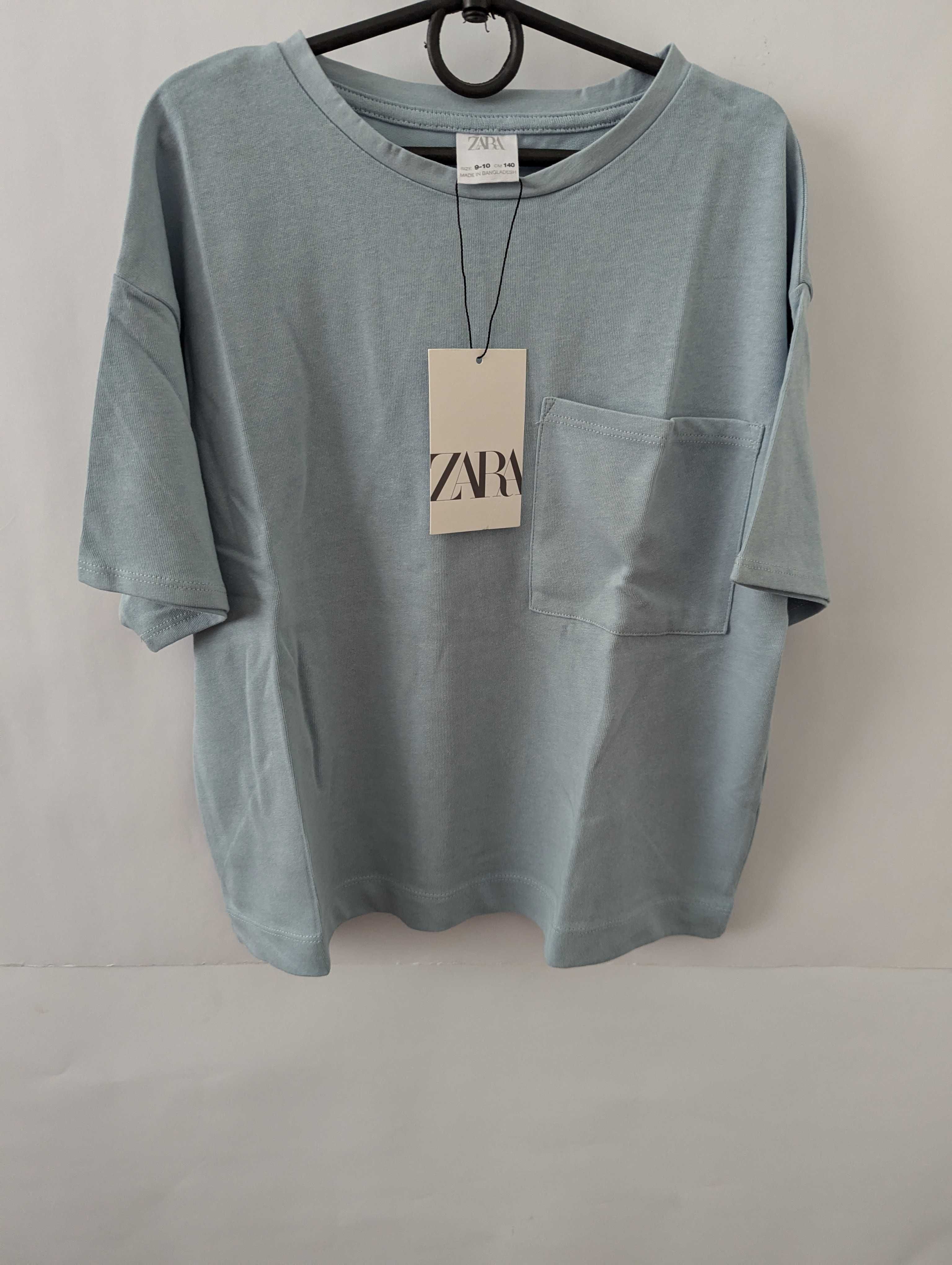 Футболка оверсайз для дівчинки zara,140,9-10,бавовняна,зара,футболочка