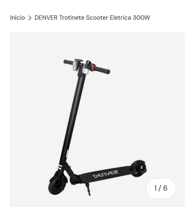 Vendo trotinet denver sem carregador
