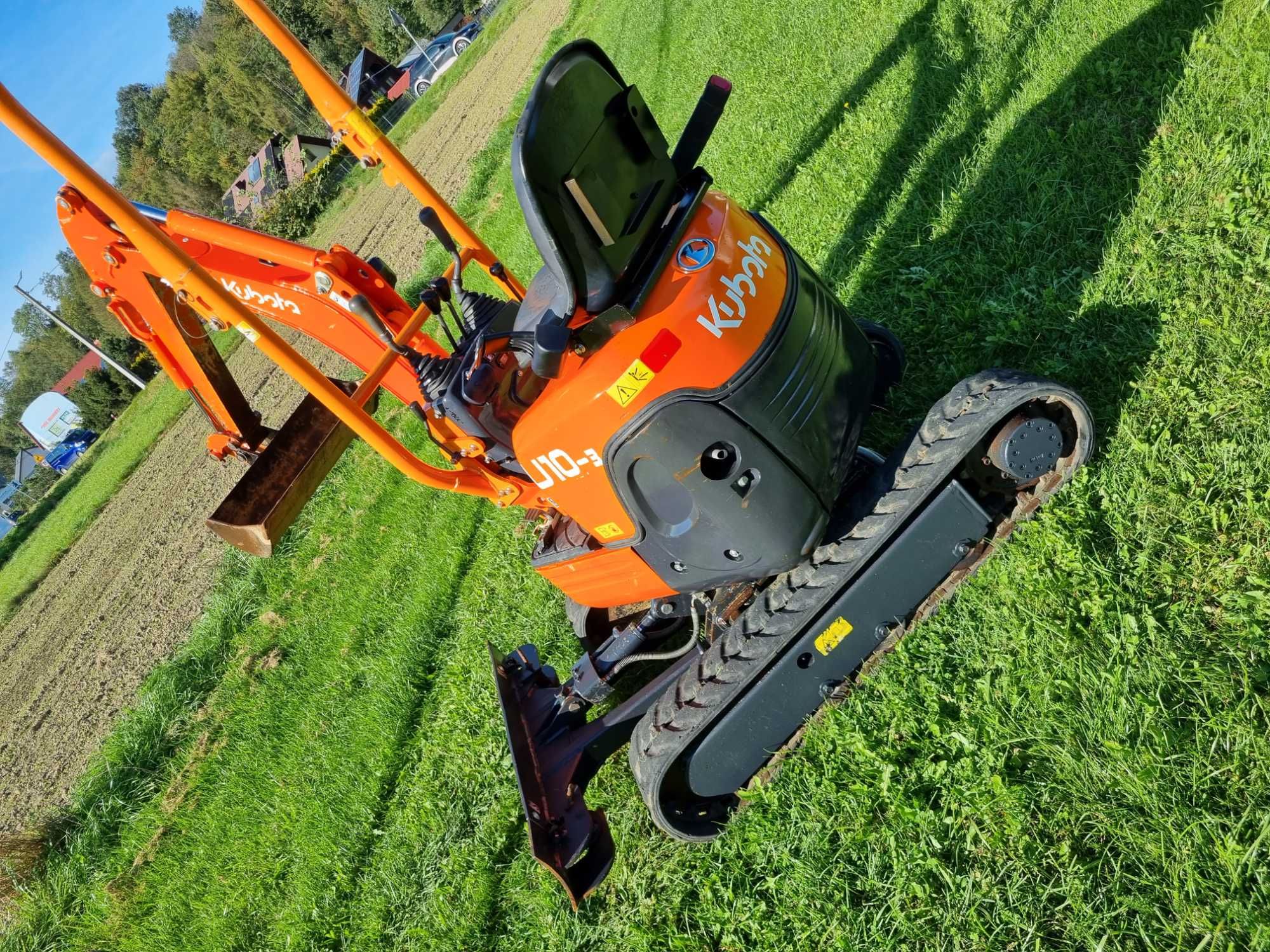 Kubota U10-3 Minikoparka 2015r jak Nowa zNorwegii 890Mt Okazja 1050 Kg