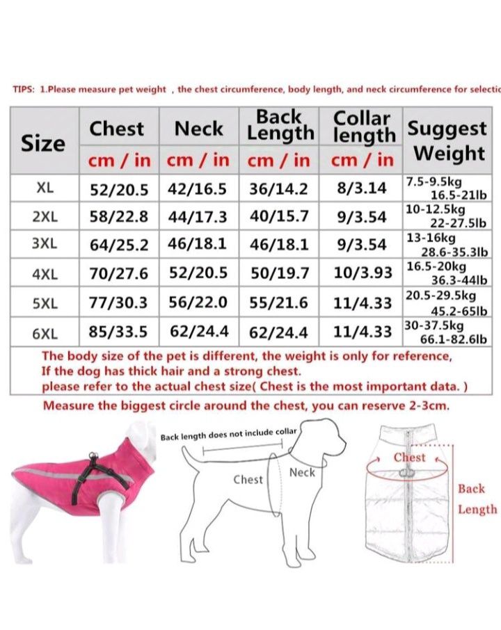 Colete para cão entre 13 a 16kg