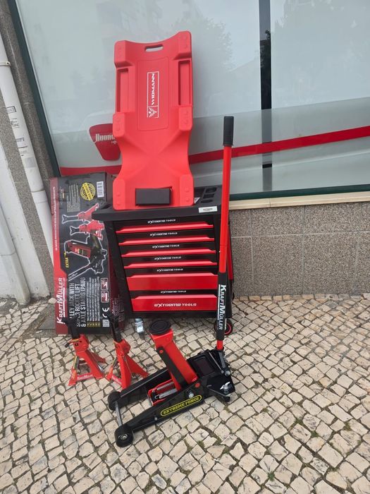 conjunto Carinho de 6 gavetas 4 completas + Macaco e preguiça novos