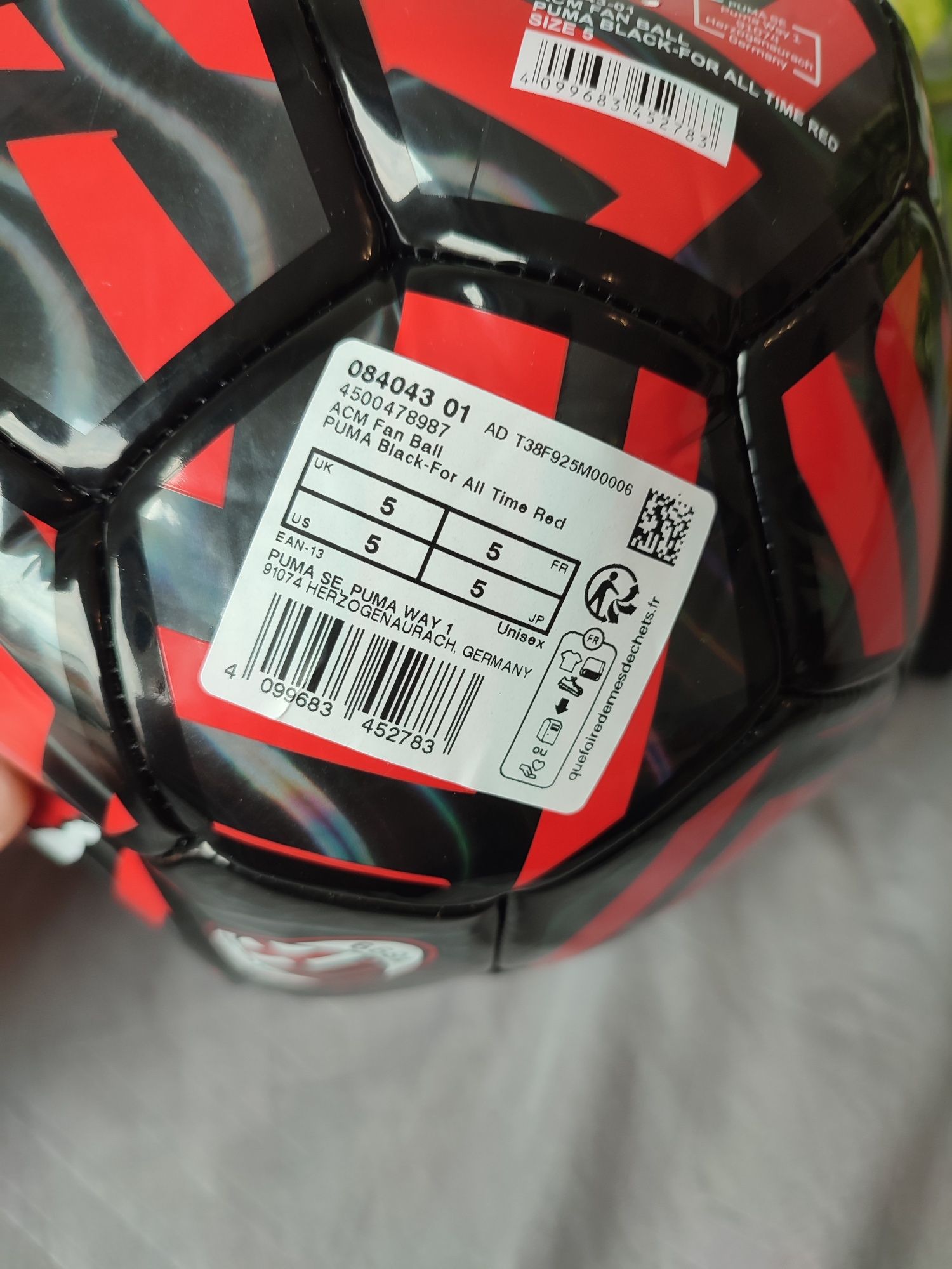 Piłka do piłki nożnej Puma AC Milan