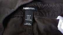 Spodnie ciążowe H&M rozm. 36 * rozm. S * sztruksy ciążowe brązowe