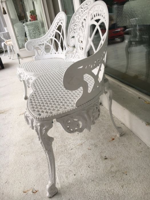 Ławka ogrodowa żeliwna