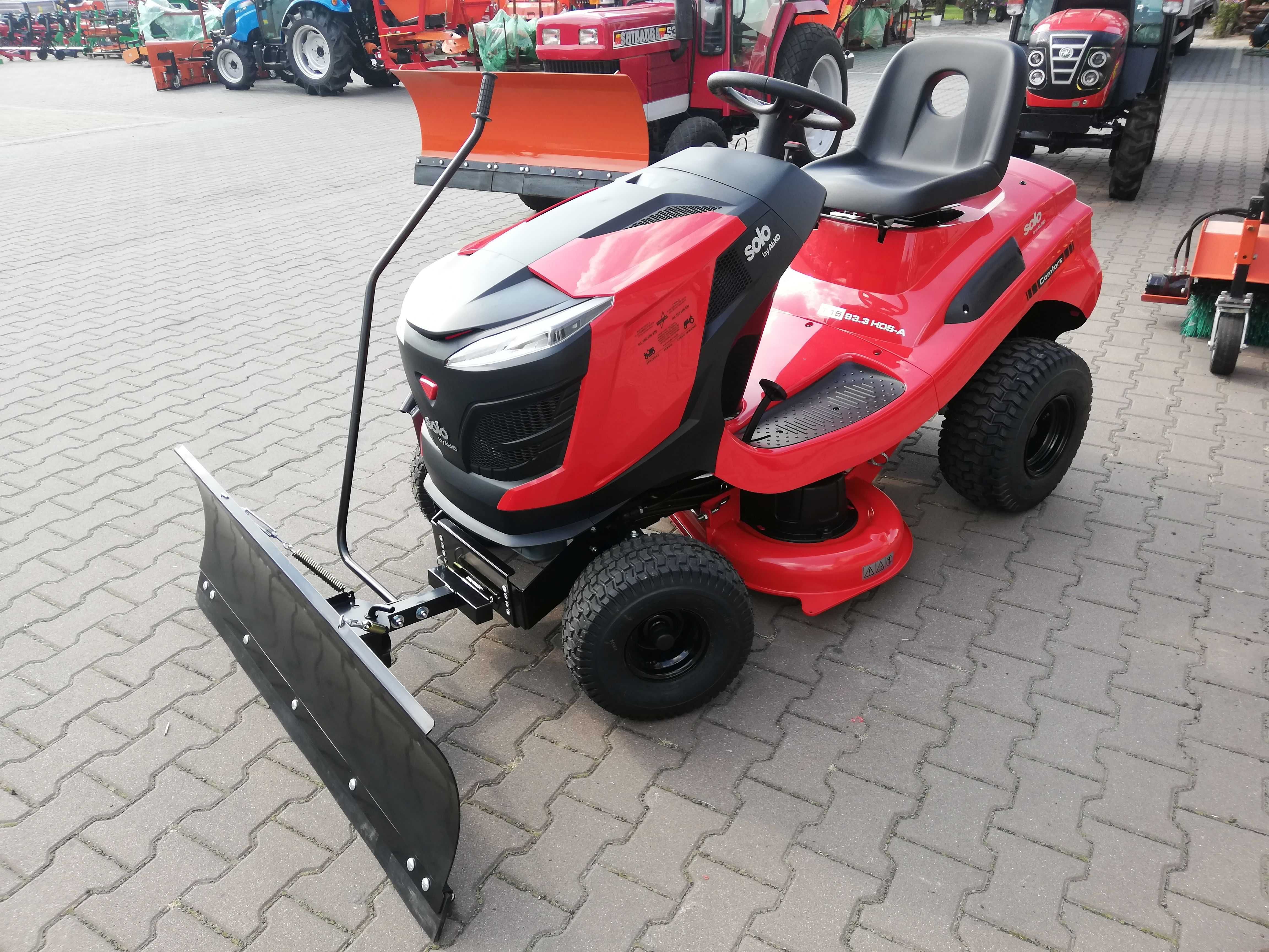 Traktor ogrodowy kosiarka AL-KO T15-93.3 HDS-A z pługiem śnieżnym