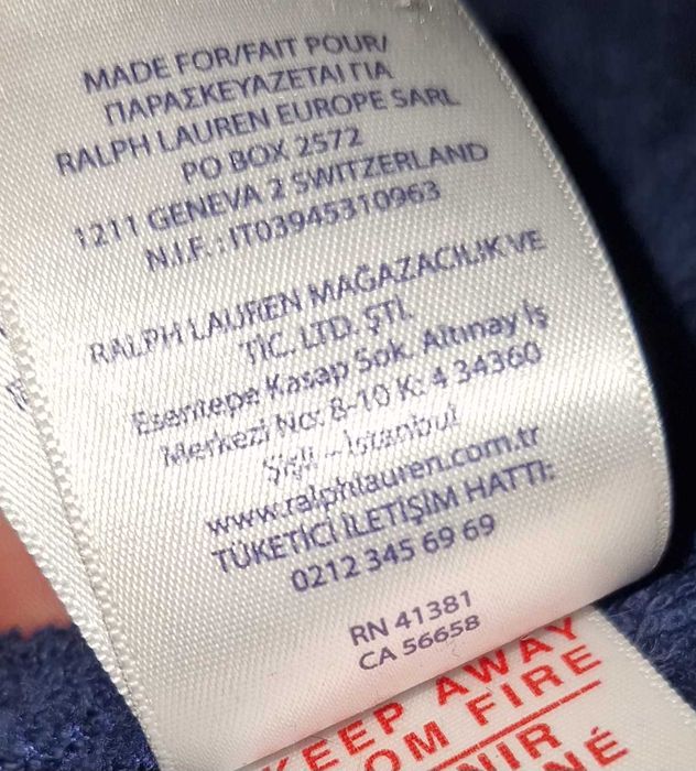 Szlafrok męski bawełniany RALPH LAUREN   L XL logo bdb