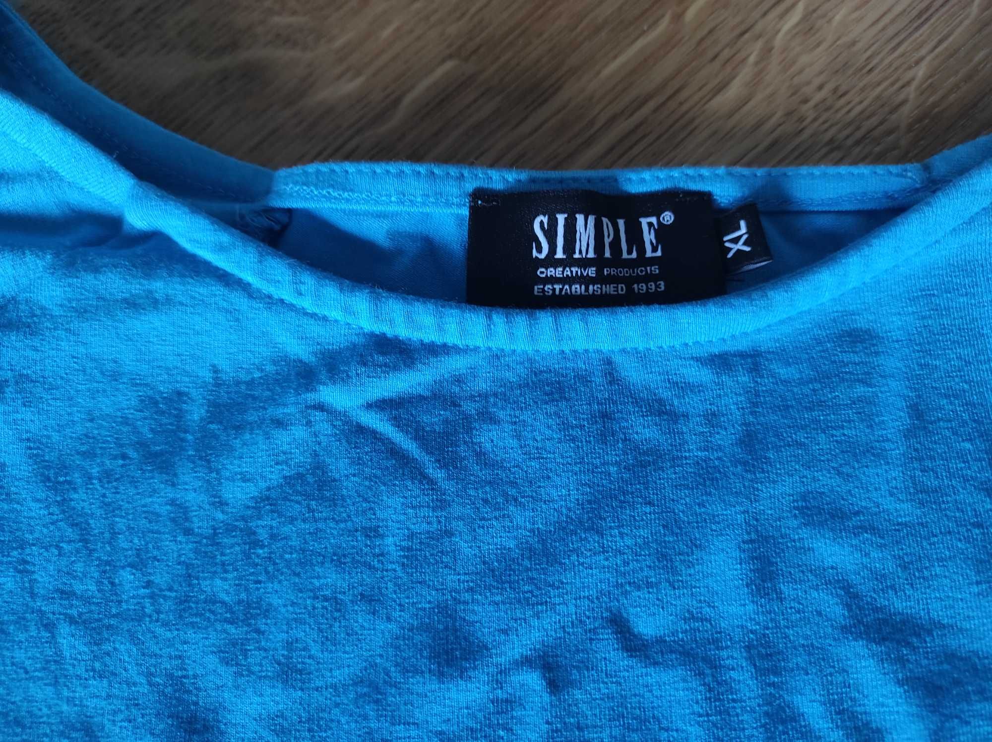 T-shirt SIMPLE z piękną aplikacją
