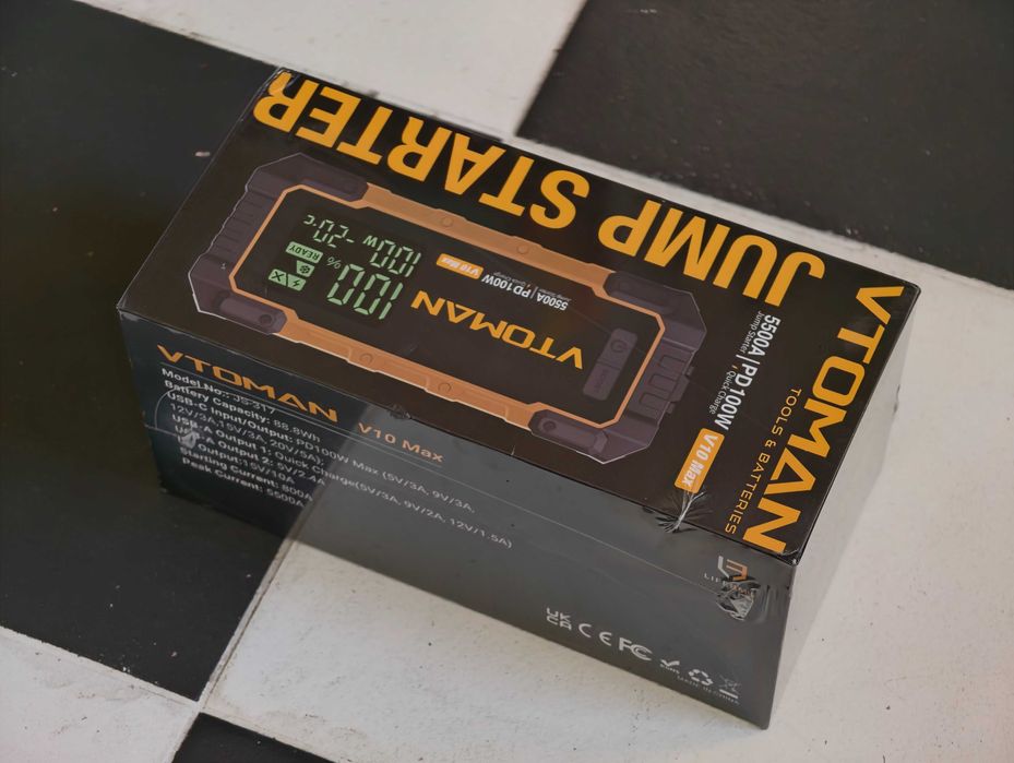 NOWE Urządzenie rozruchowe VTOMAN V10 Max powerbank Jump Starter