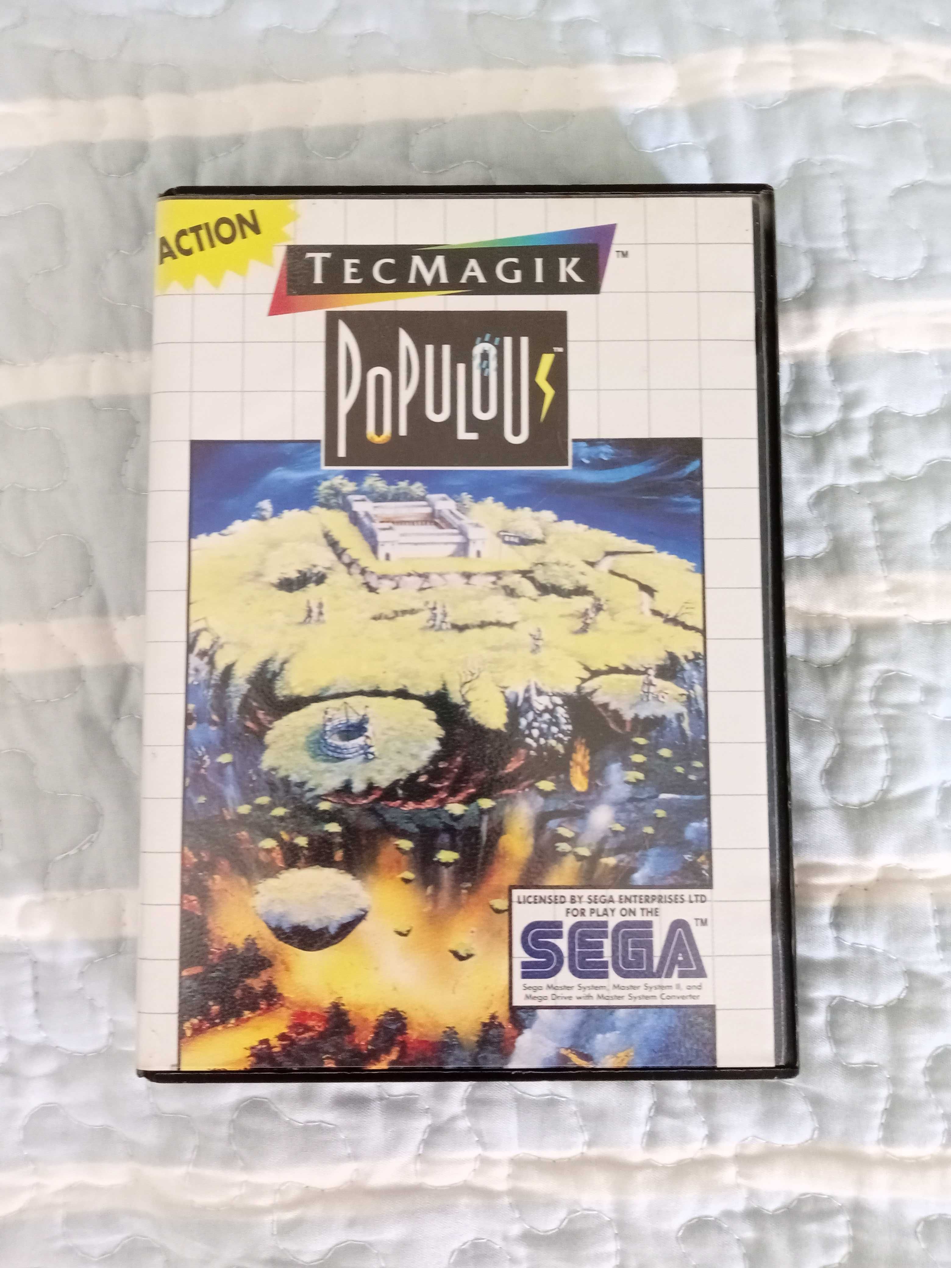 Jogo Populous - Master System