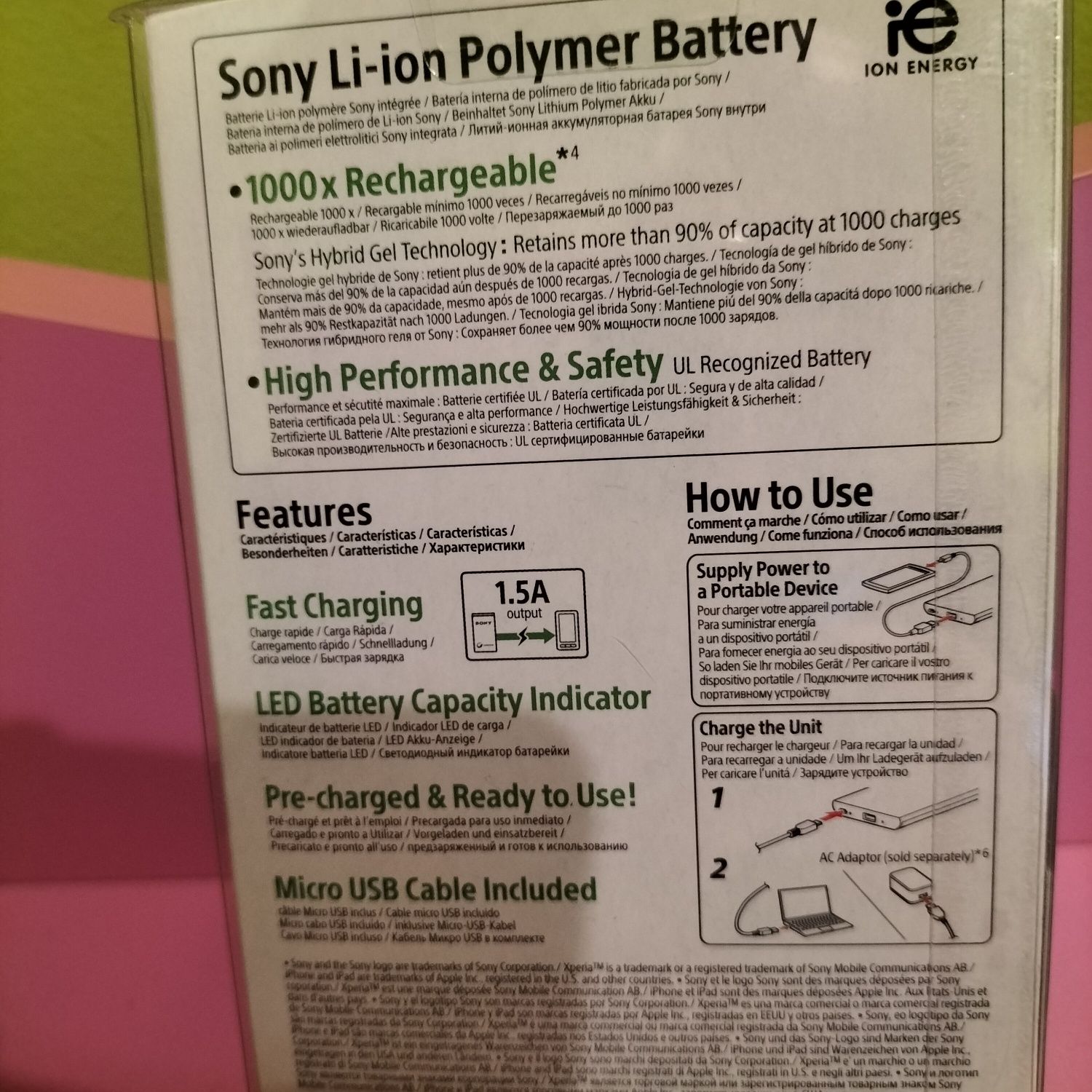 Power Bank Sony 5000mAh nowy