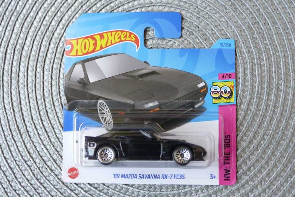 Hot Wheels autko "Resorak" '89 MAZDA SAVANNA RX-7 FC3S edycja 2023r.