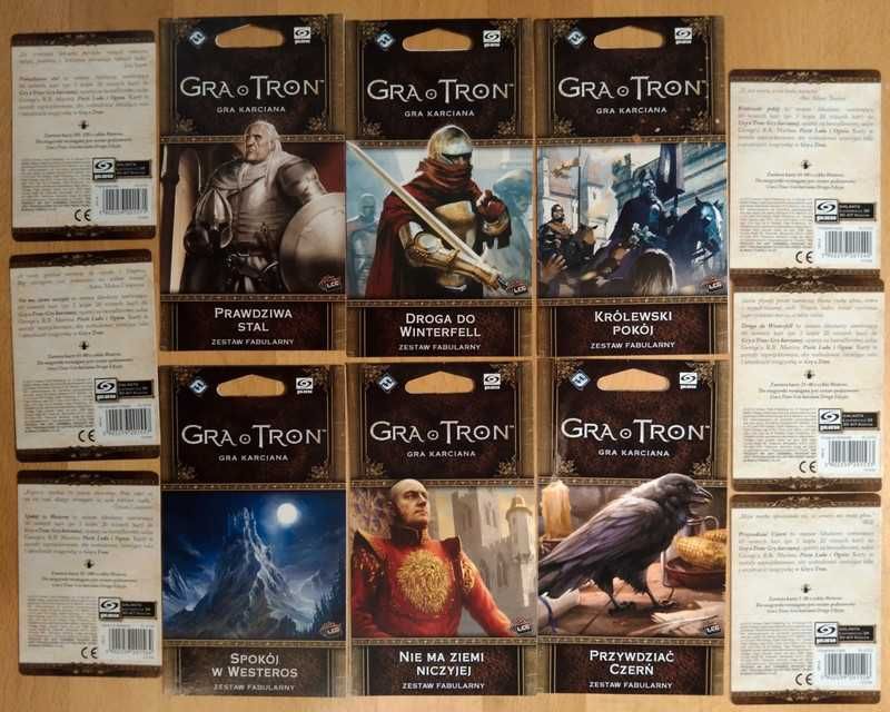 Gra o Tron LCG: Cykl Westeros + Wilki Północy + Lwy Casterly Rock