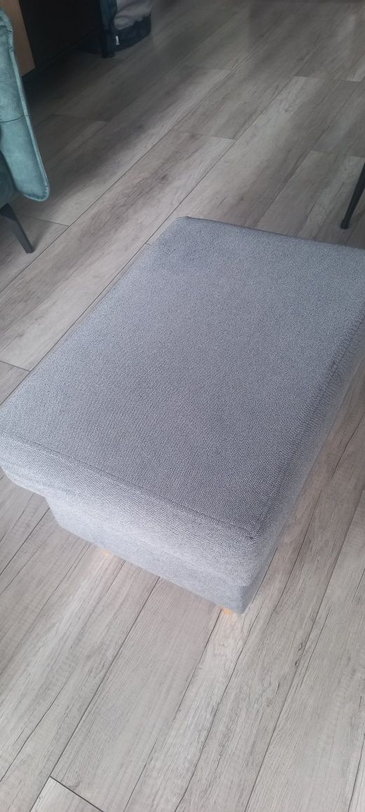 Pufa szra ze schowkiem 60x40