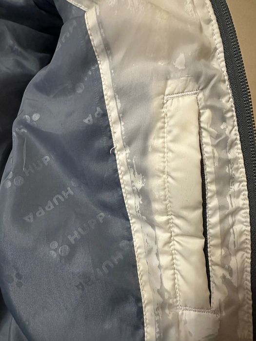 Пуховик Huppa 158 дефект пожовтів