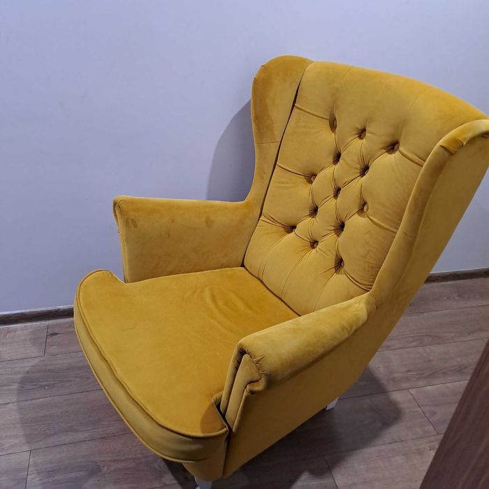 Fotel USZAK,  musztarda, 2 sztuki