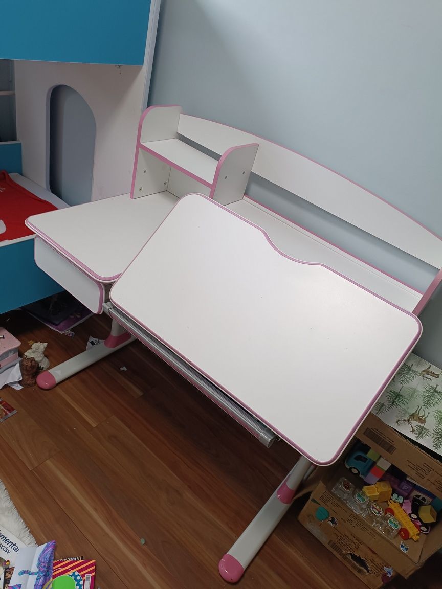 Ergonomiczne biurko Fun Desk  (5-16 lat ) plus krzesło