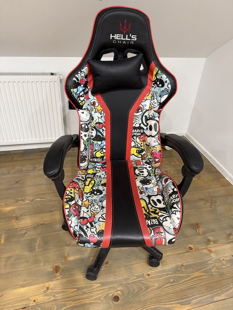 Fotel gamingowy HELL'S chair  GRAFFITI