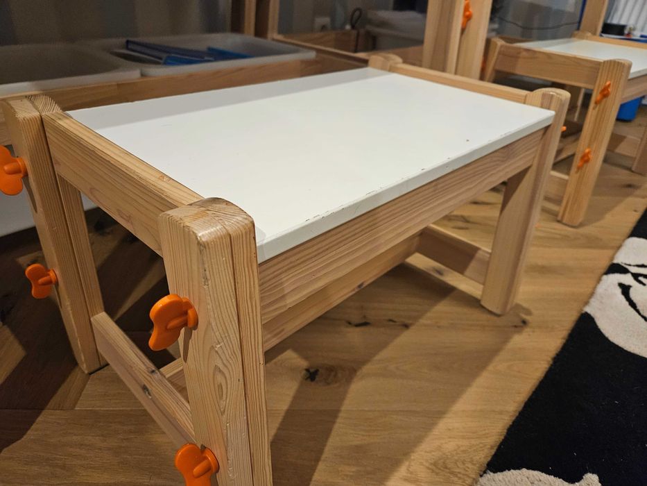 Biurko i ławka dziecięce Ikea FLISAT