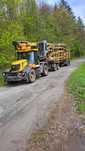 Jcb fastrac 3230  80 km/h do drewna  hds  zestaw