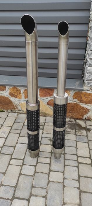 Глушник МТЗ, глушітєль МТЗ, вихлопна труба МТЗ.  МТЗ