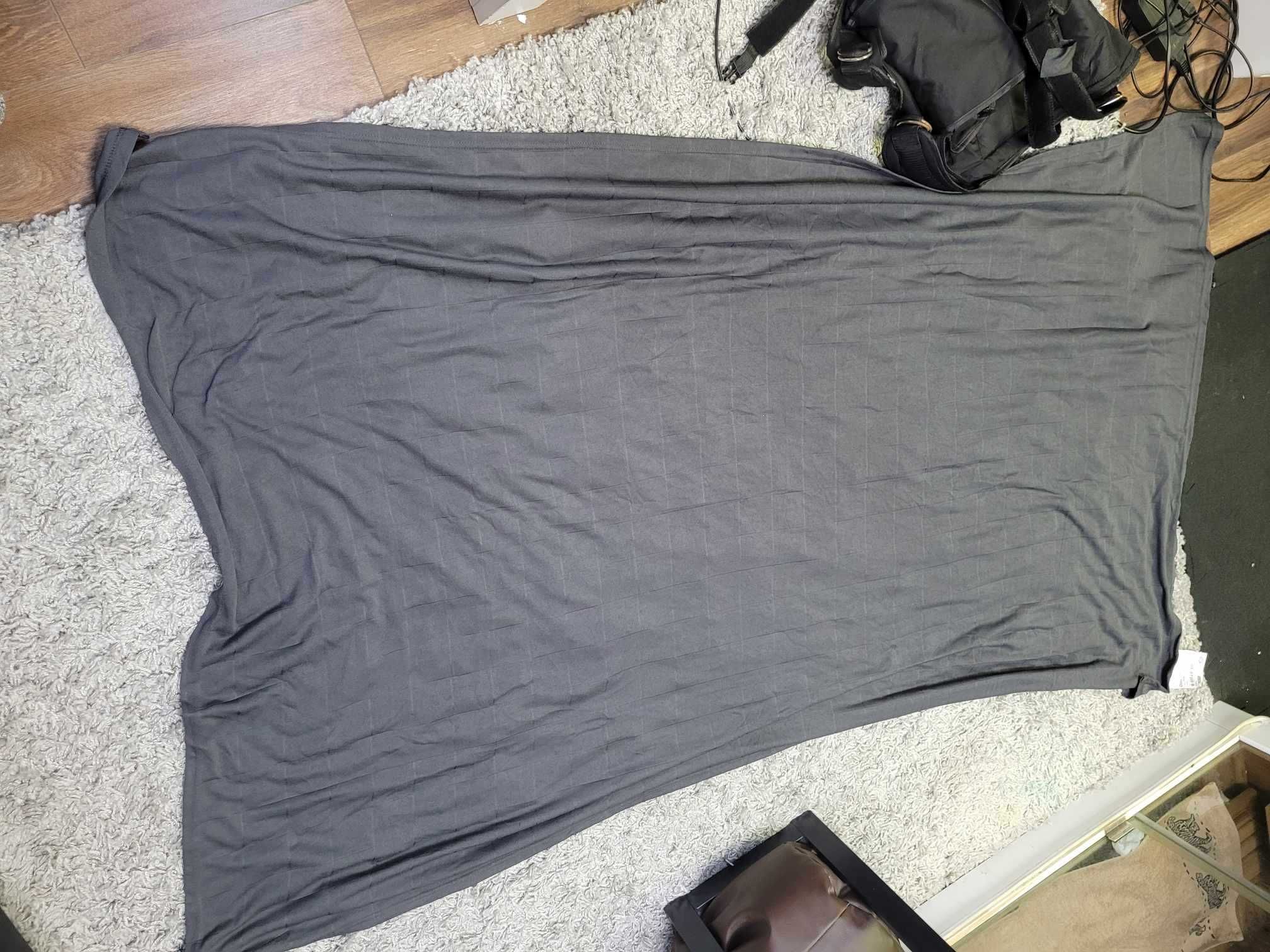 IKEA ODDHILD Pled 120x170 ciemnoszary koc narzuta - NOWY
