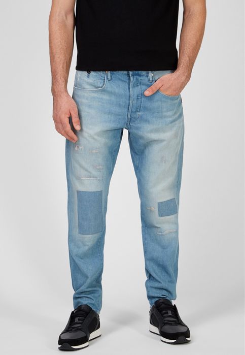 G-Star RAW чоловічі блакитні джинси loic relaxed tapered 34-34
