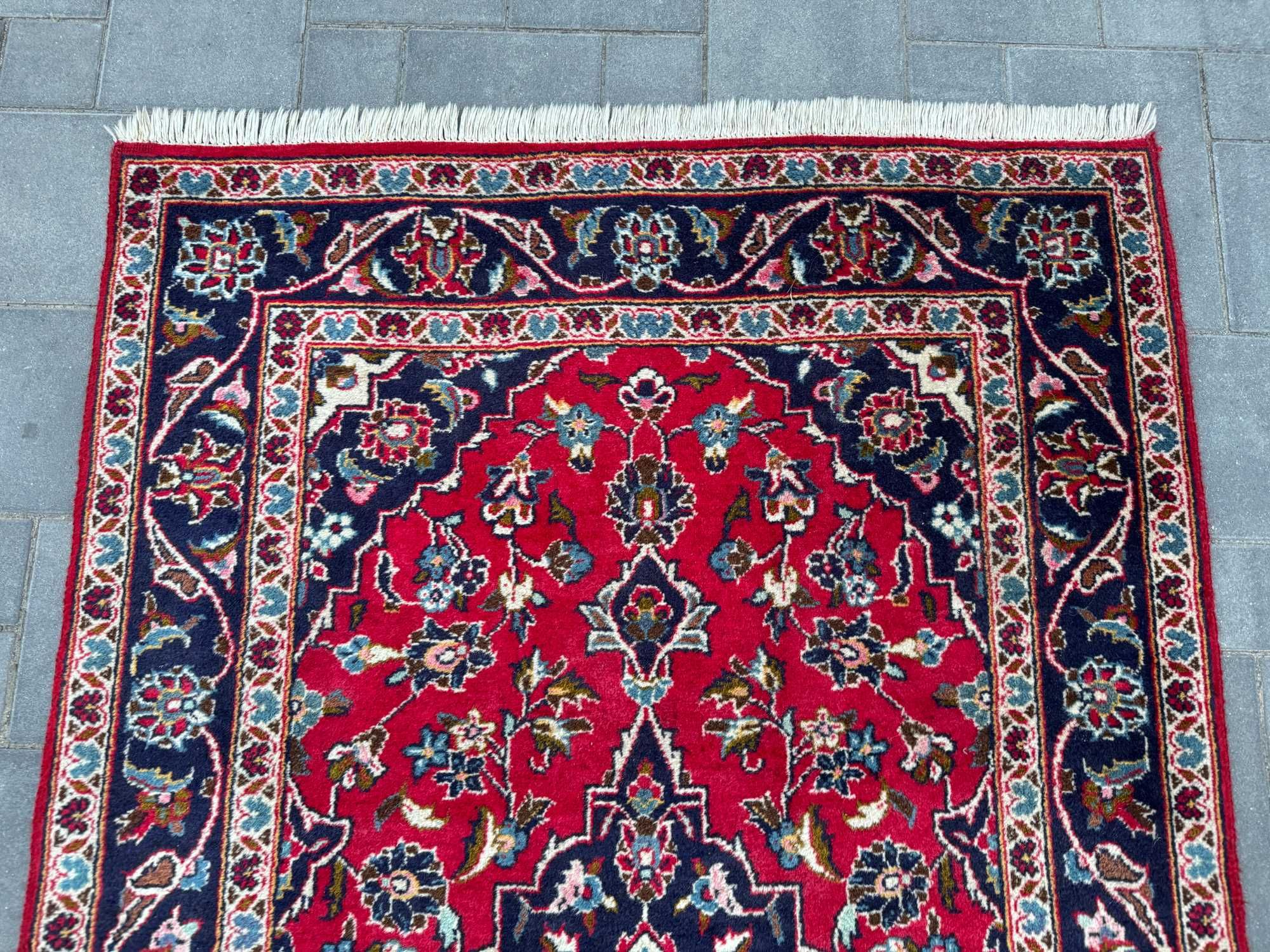 Keshan Perski Dywan Wełniany Ręcznie Tkany Iran 167x103