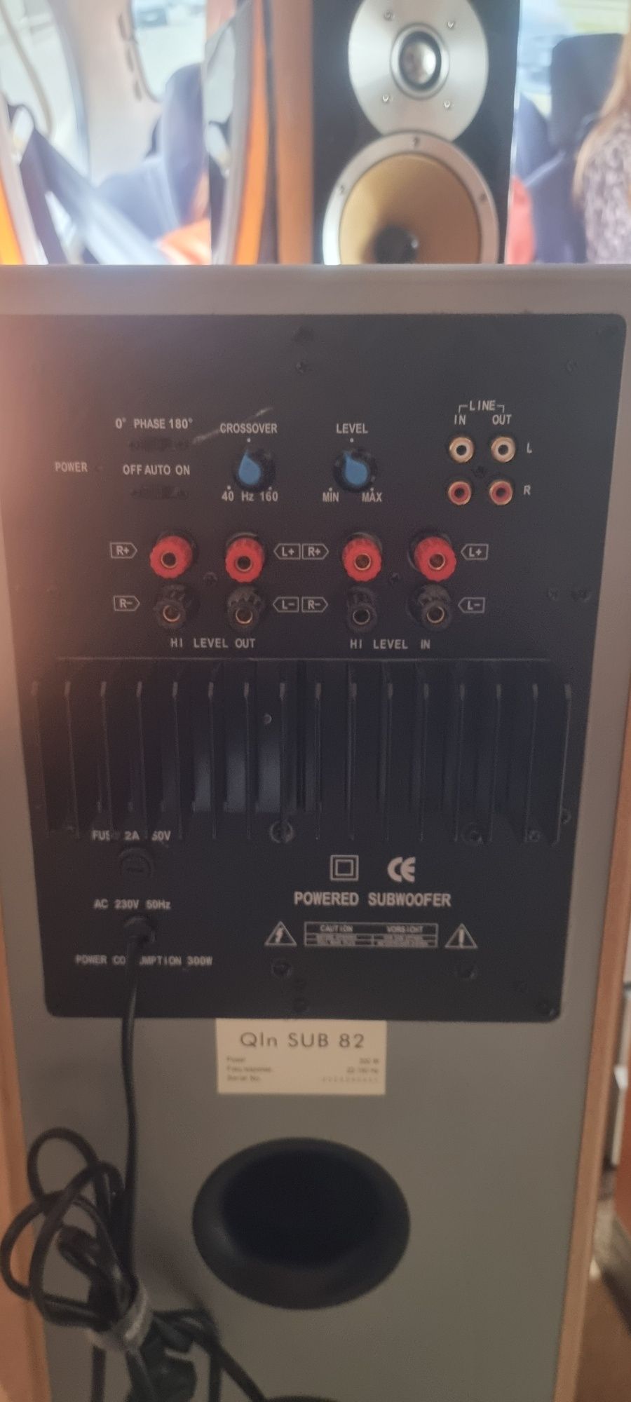 KOLUMNY podłogowe QLN 82 Sub + QLN Signature MKII