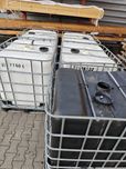 Mauzer 1000 L stalowa rama + kran CZYSTE