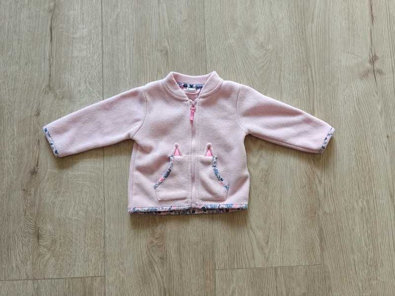 Różowa bluza polarowa 74 cool club