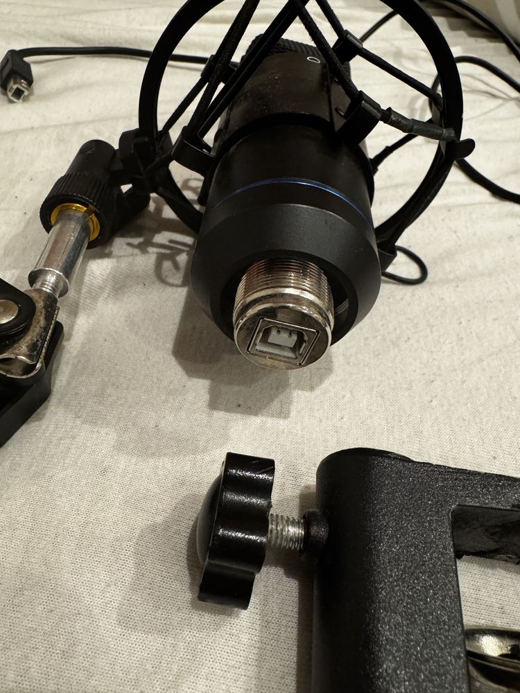 Mikrofon studyjny USB BM-800 + ramię | streaming, podcast, YouTube