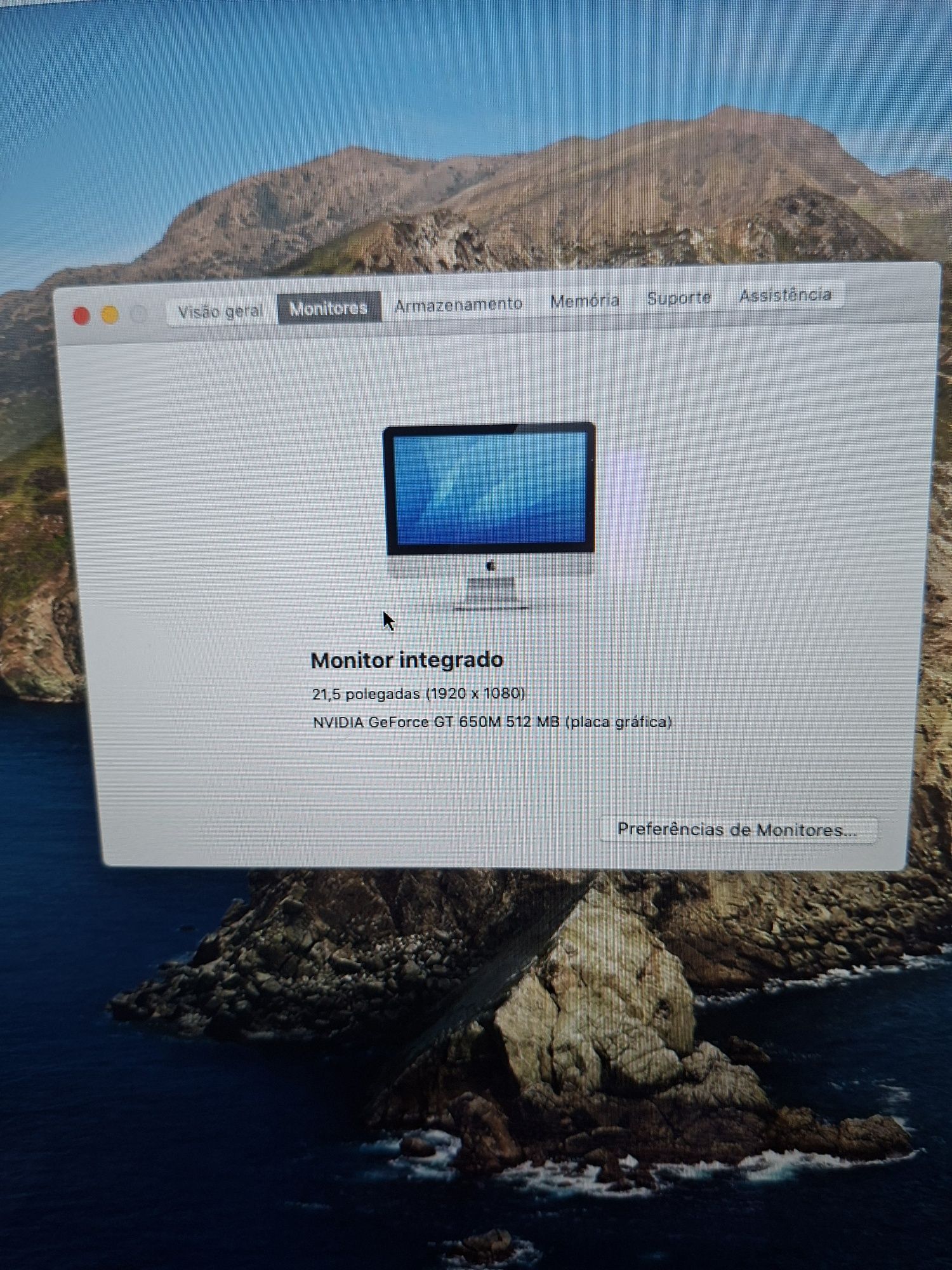 iMac Computador 2012 21,5" 1 Tb 8gb Ram