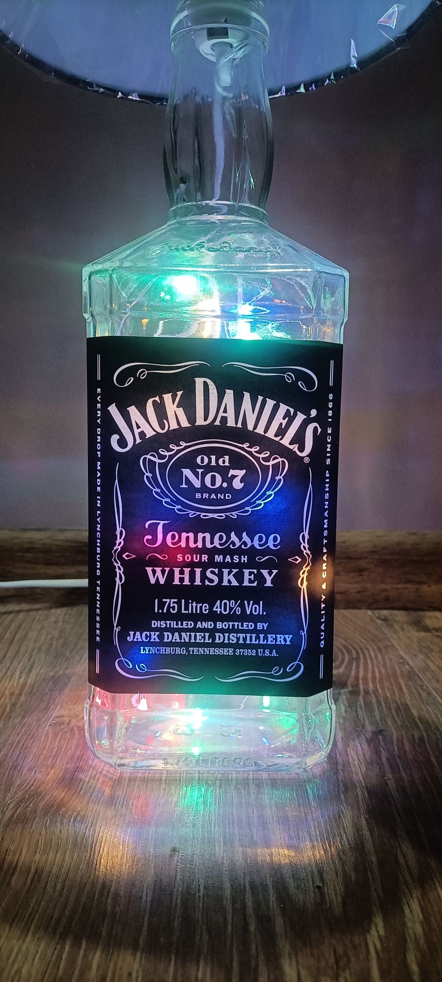 Lampa 230v/LED Jack daniel's 1,75l