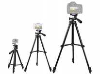 STATYW TRIPOD na telefon aparat regulowany uchwyt + PILOT BLUETOOTH