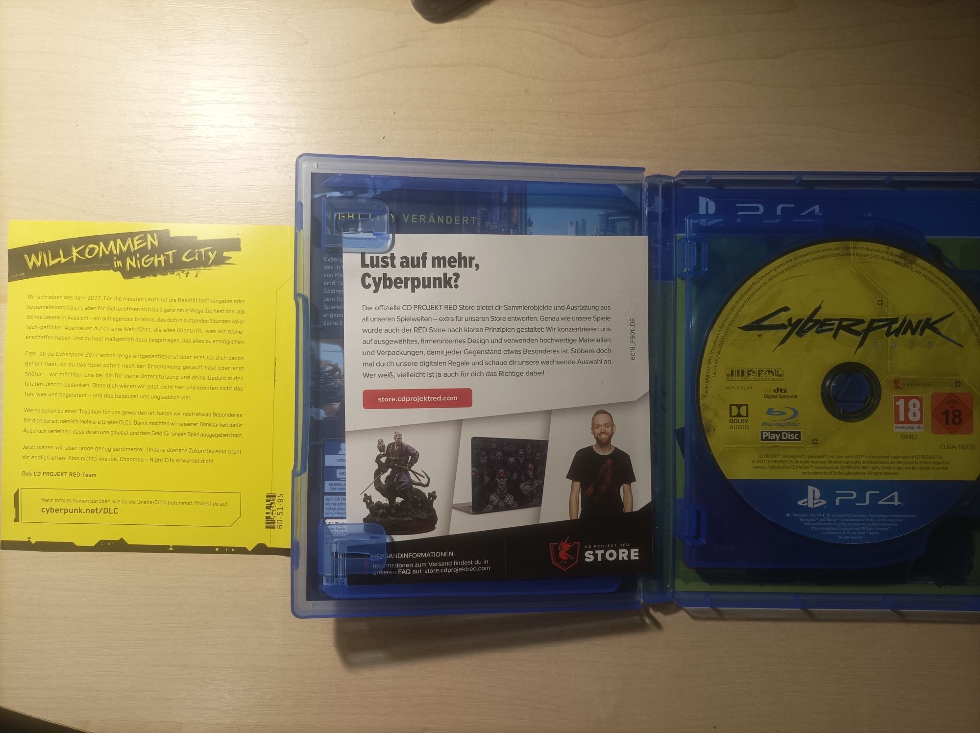 Продаю диск на PS4 Cyberpunk 2077